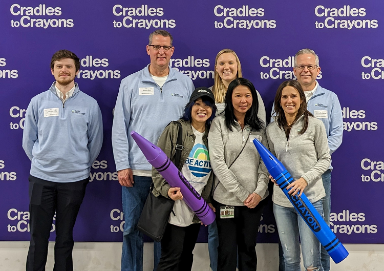 Boston Office Volunteers at Cradles to Crayons